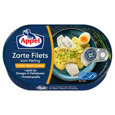 Heringsfilet 200 g, Eier-Senf Creme
