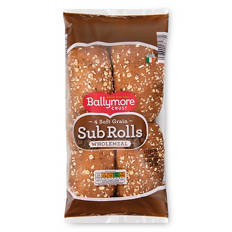 Wholemeal Sub Rolls 4 Pack