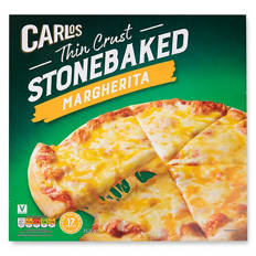 Thin Crust Stonebaked Margherita Pizza