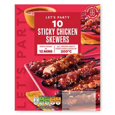 Sticky Chicken Skewers