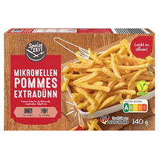 Mikrowellen Pommes 140 g, Extradünn