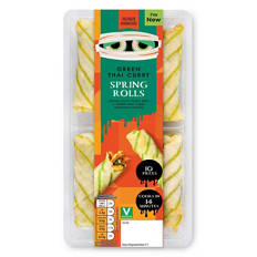 Green Thai Curry Striped Spring Roll