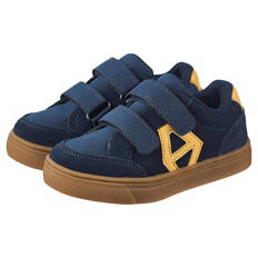 Kinder Leder-Sneaker, Marine, 24