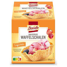Waffelschalen 91 g, Klassik