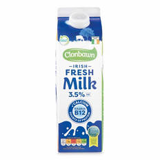 Irish Fresh Milk 3.5% Fat