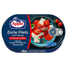Heringsfilet 200 g, Tomaten Creme