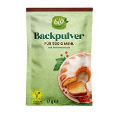 Backartikel, Backpulver mit Reinweinstein
