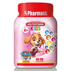 Gyermek gumivitamin, rózsaszín, 50 darab