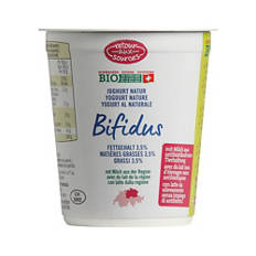 Yaourt bio au bifidus, 3.5 % de matières grasses