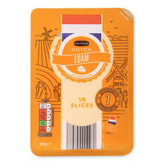 Dutch Edam Cheese 16 Slices