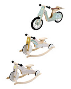 Wooden Vespa Bike/2-in-1 Rocker & Trike