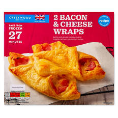 Bacon & Cheese Wraps 2 Pack