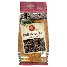 Erdnussberge 250 g, Zartbitterschokolade