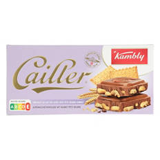 Tavoletta di cioccolato, latte e kambly