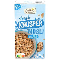 Knuspermüsli 750 g, weniger Zucker