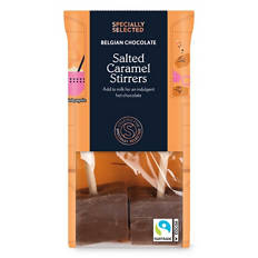 Salted Caramel Hot Chocolate Stirrers