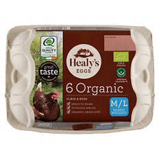Mixed Weight Organic Eggs 6 Pack