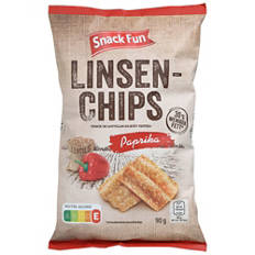 Chips aux lentilles, paprika