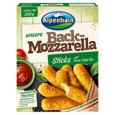 Back-Käse 200 g, Mozzarella Sticks