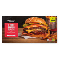 Beef Smash Burgers 4 Pack