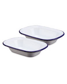 Enamel Pie Dishes
