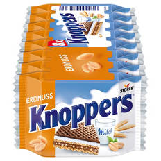 Knoppers Waffelschnitte 200 g, Erdnuss
