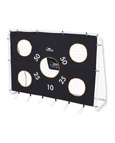 Football goal with Target Sheet