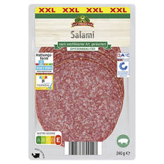 Dauerwurst Aufschnitt 240 g, Salami