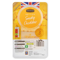 British Smoky Cheddar Cheese 5 Slices