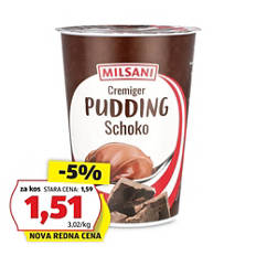 Puding, čokolada