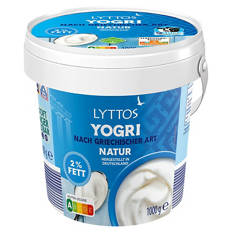 Joghurt griechischer Art 1 kg, 2 % Fett