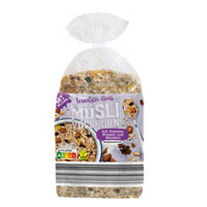 Müsli im Beutel 1 kg, Trauben-Nuss