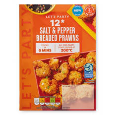 Salt & Pepper Breaded Prawns 12 Pack*