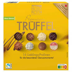 Schokoladen Trüffel Pralinen 200 g, Frühling ohne Alkohol