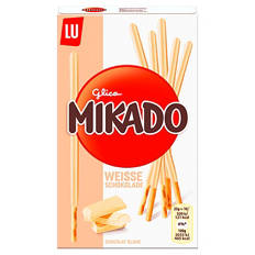 Mikado 75 g, Weiße Schokolade