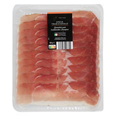 Spécialités italiennes de jambon cru, speck traditionale