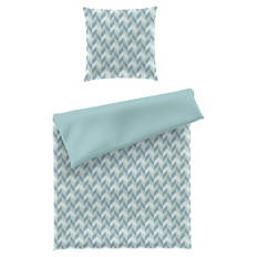 Mikrofaser Bettwäsche, Grün, 135 x 200 + 80 x 80 cm