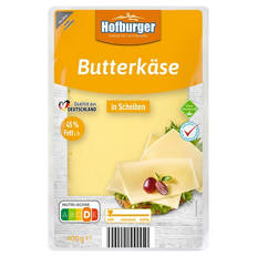 Käsescheiben 150 g, Butterkäse