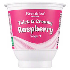 Raspberry Flavour Thick & Creamy Yogurt
