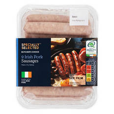 Irish Pork Sausages 9 Pack