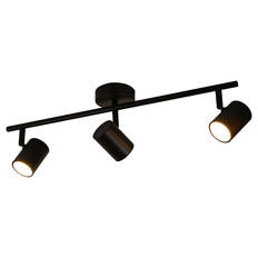 Deckenleuchte Winter, 3 Flamm., Schwarz