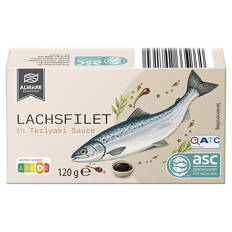 Lachsfilet 120 g, Teriyaki