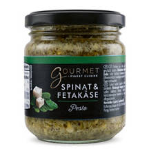 Pesto, Spinat-Käse
