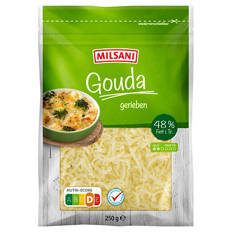 Gouda, gerieben 250 g