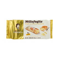 Snack di sfoglia con crema pasticcera