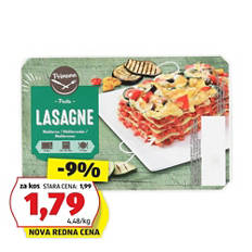 Jed s testeninami, zelenjavna lazanja