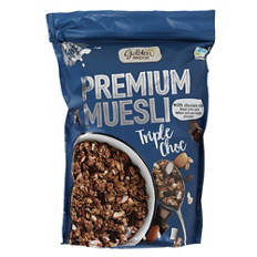 Muesli premium, triple chocolat