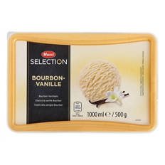 Bac de glace, vanille
