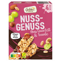 Nussgenuss Riegel 96 g, Nuss Quartett