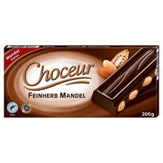 Mandel Schokolade 200 g, Zartbitter